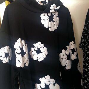 Denim Tears hoodie Black and White mens/womens